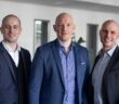 InnoCigs Geschäftsführung: Dustin Dahlmann (CFO), Dennis Dahlmann (CEO) und Henning Sievers (CSO) (Foto: InnoCigs)