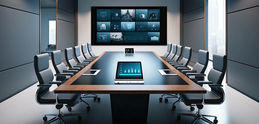 Meetingraum der Zukunft: Konferenzräume von morgen verändern die Arbeitswelt ( Foto: Adobe Stock- Nutcha )