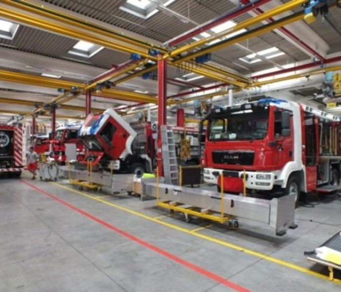 Logistikstrategie für Rosenbauer: LOGSOLs erfolgreiche Planung (Foto: LOGSOL GmbH)