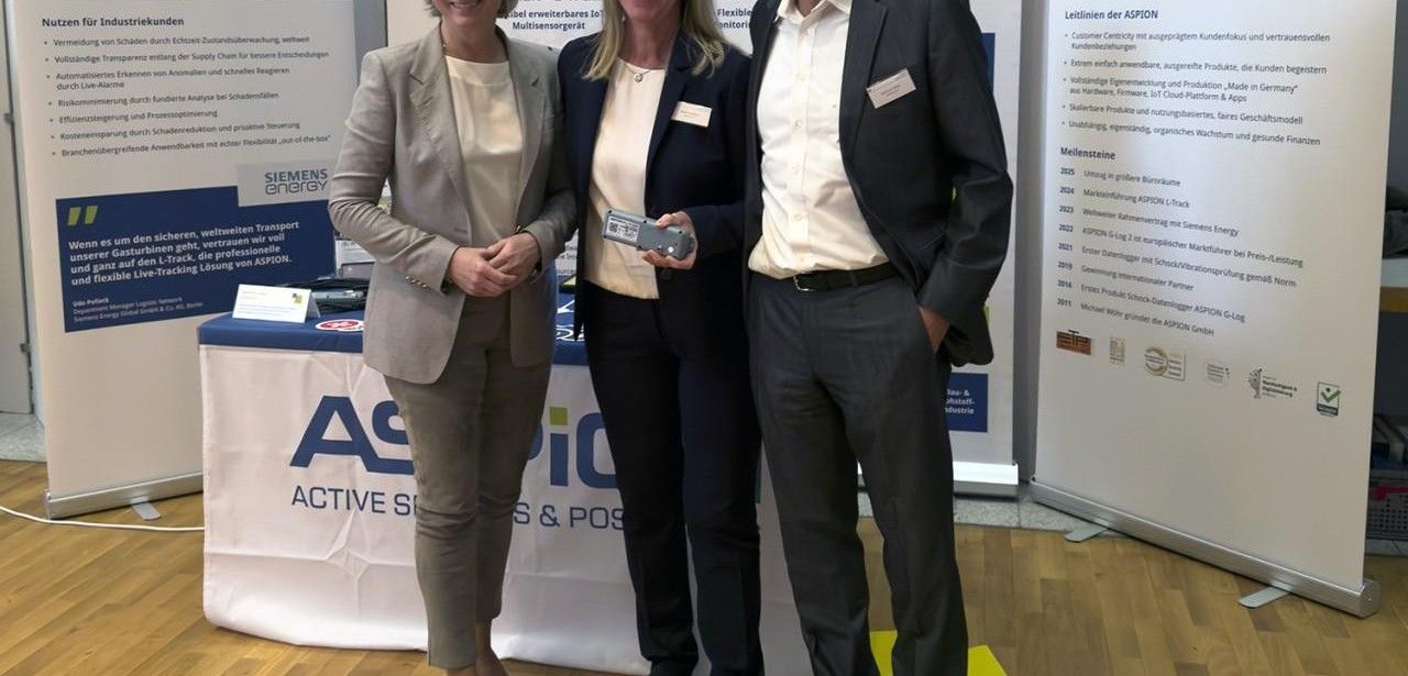 ASPION L-Track Datenlogger gewinnt Baden-Württemberg Innovationspreis für zukunftsweisenden (Foto: ASPION)