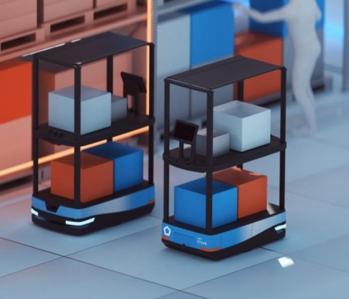 Ocado Mobile Robot System (OMRS) (Foto: Copyright Ocado Intelligent Automation)