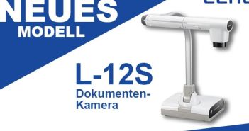 Die Dokumentenkamera L-12S vereint 4K, 192× Zoom, HDMI, USB (Foto: ELMO EUROPE SAS)