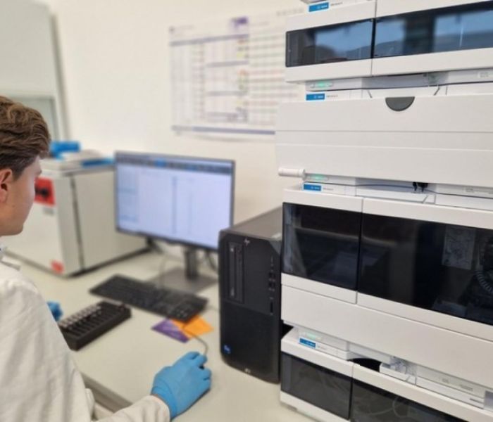 Blick in das EVANIUM Labor im BioPark Regensburg (Foto: Evanium Healthcare GmbH/ Fotograf privat)