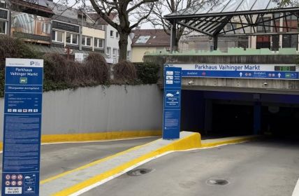 Tiefgarage Vaihinger Markt modernisiert mit schrankenlosem Freeflow und (Foto: Smart City System Parking Solutions GmbH)
