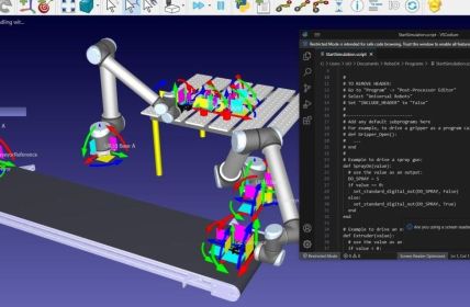 Virtuelle Inbetriebnahme mit kostenfreier browserbasierter RoboDK-Webversion für effiziente (Foto: DataCAD Software und Service GmbH)